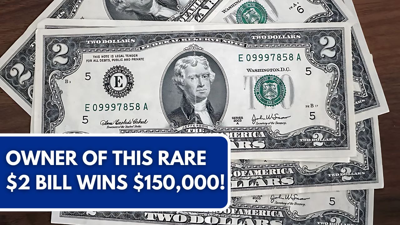 Owner of This Rare $2 Bill Wins $150,000!