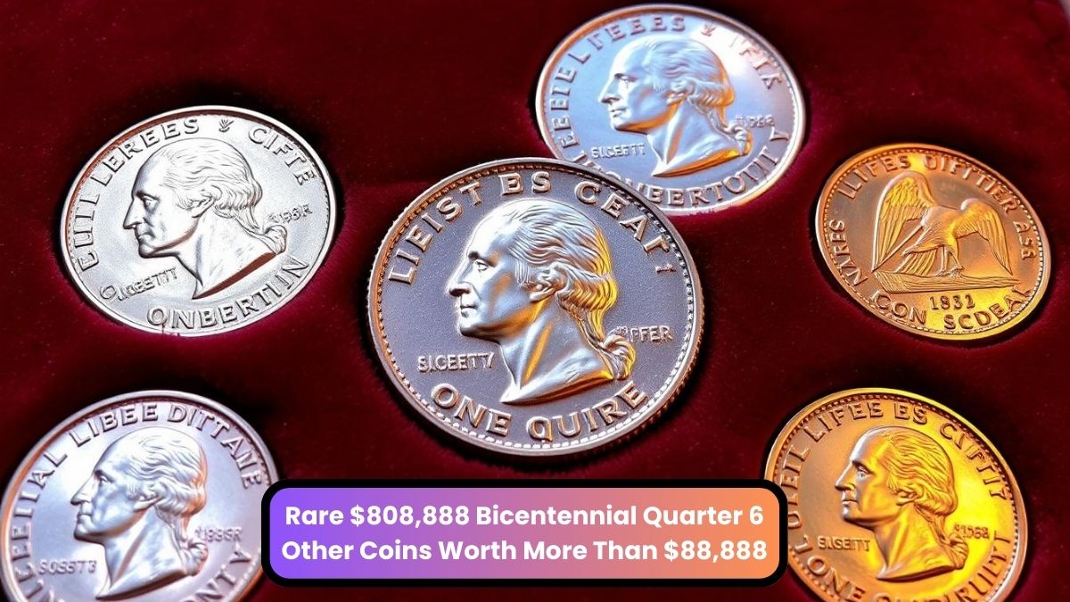 Rare $808,888 Bicentennial Quarter and 6 Other Coins Worth More Than $88,888